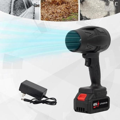 Cordless Turbo Jet Blower High Speed Handheld Air Duster for Car Cleaning & Dust Removal