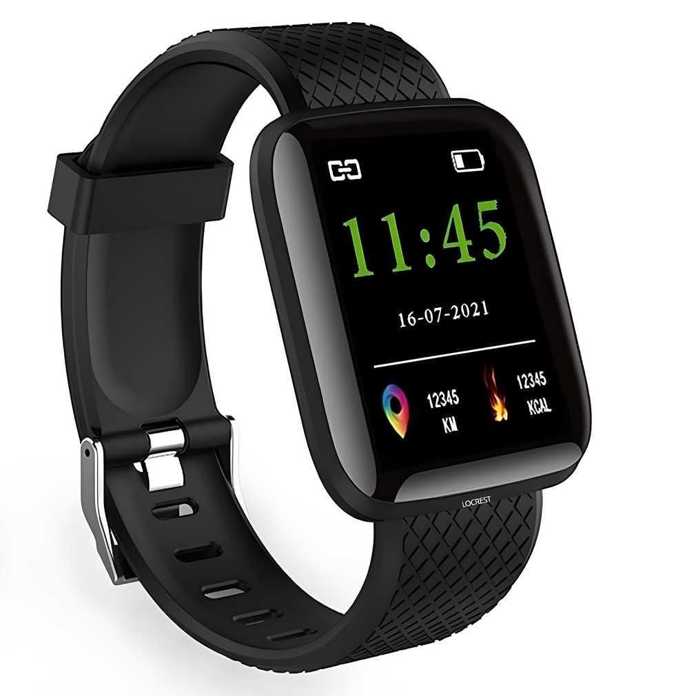 Smart Fitness Band with Heart Rate, BP Monitor & Color Display