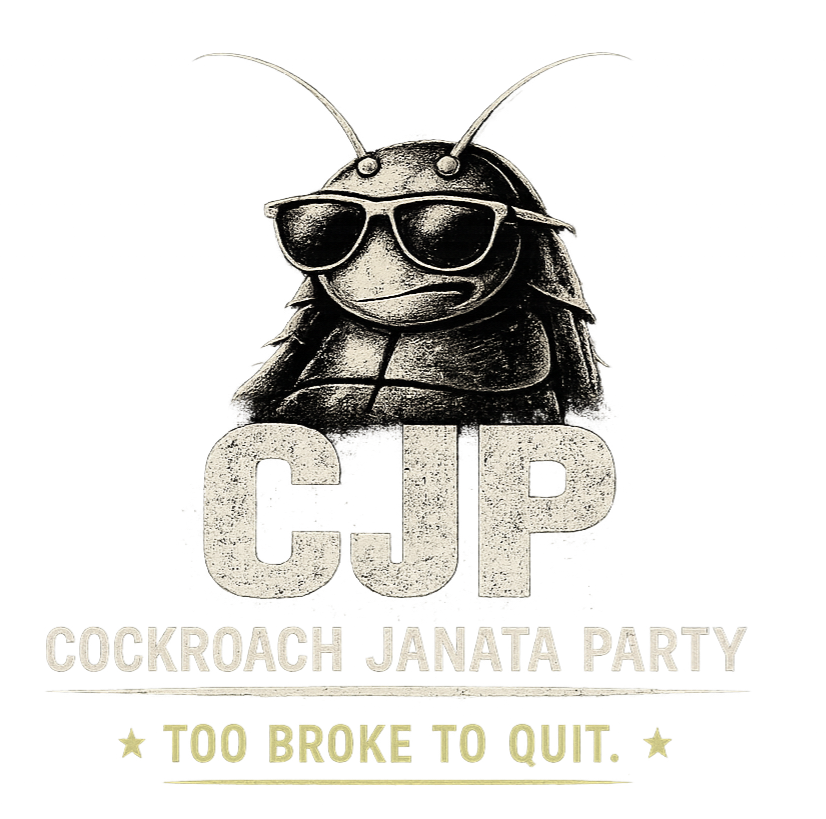 CJP (Cockrach Janta Party) Unisex Standard Crew T-Shirt