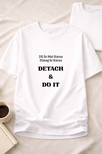 Detach & Do It Unisex Oversized Standard T-Shirt