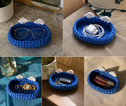 Kalashray Handmade Crochet Glasses Holder Tray