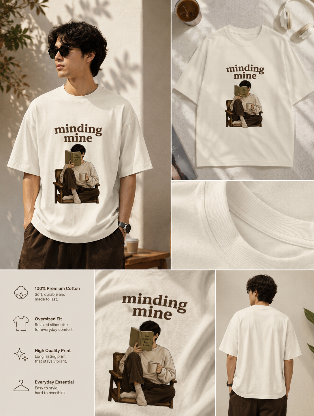 Minding Mine Unisex Oversized Classic T-Shirt