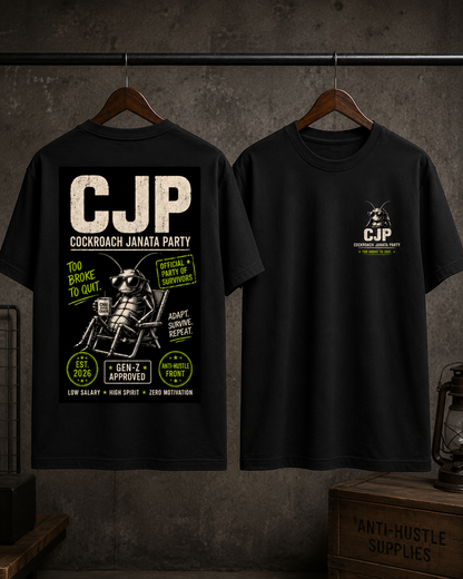 CJP (Cockrach Janta Party) Unisex Standard Crew T-Shirt