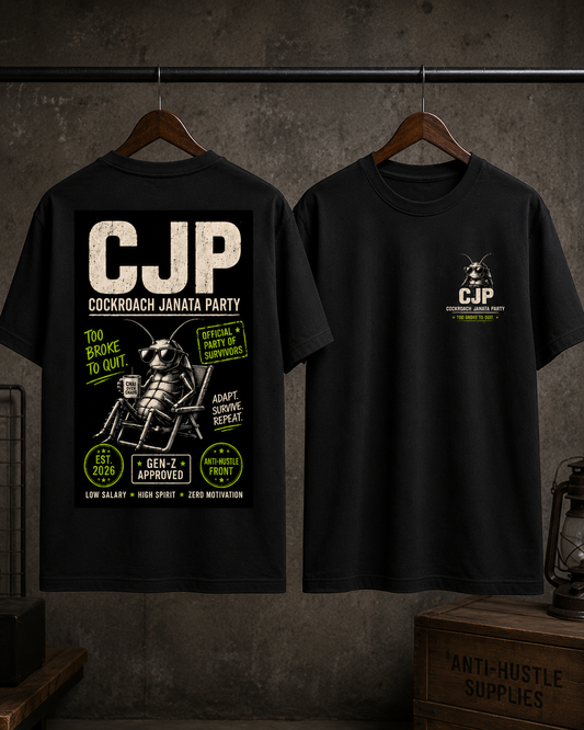 CJP (Cockrach Janta Party) Unisex Standard Crew T-Shirt