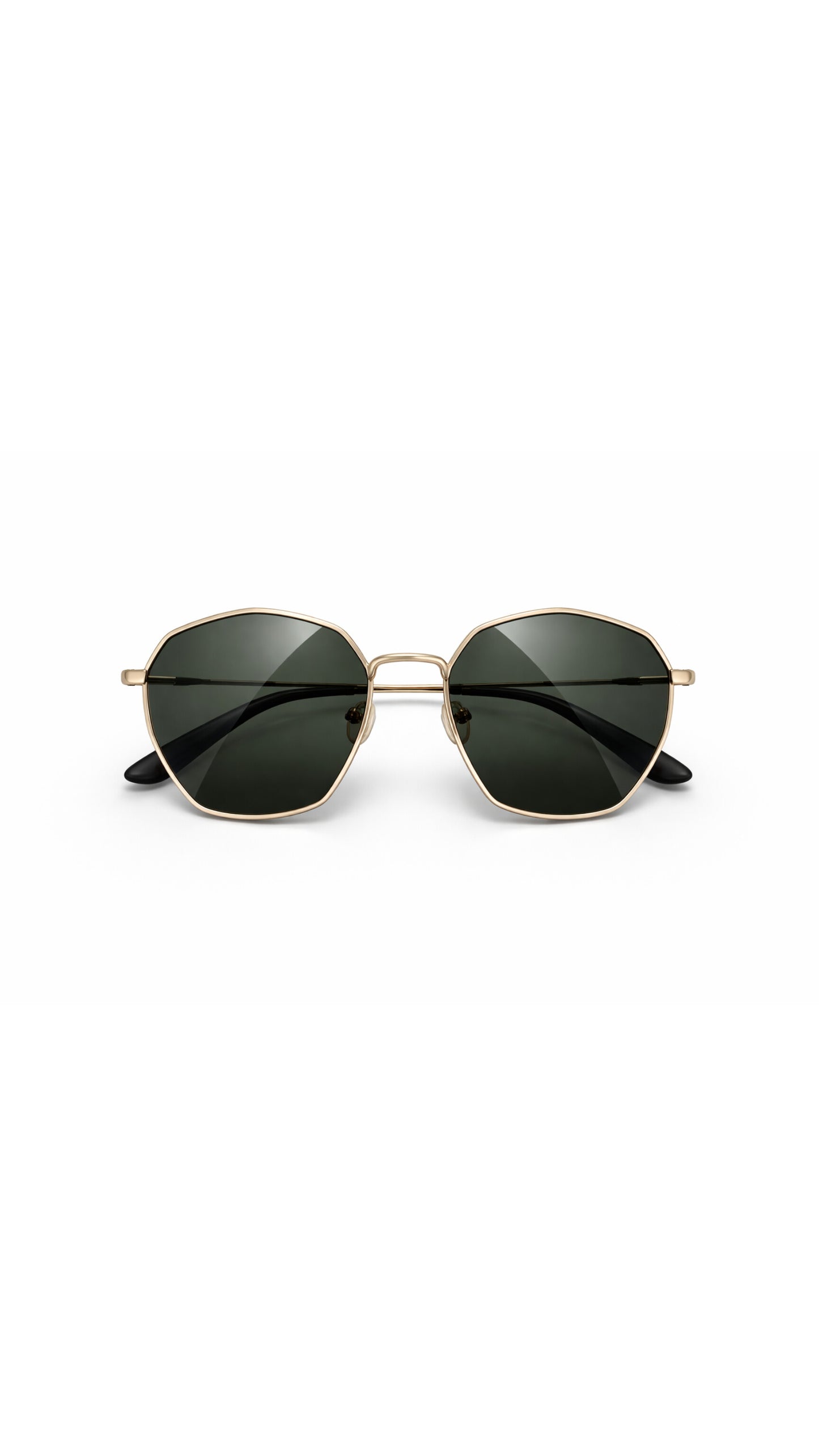 Suga Octagon Round Black Sunglass