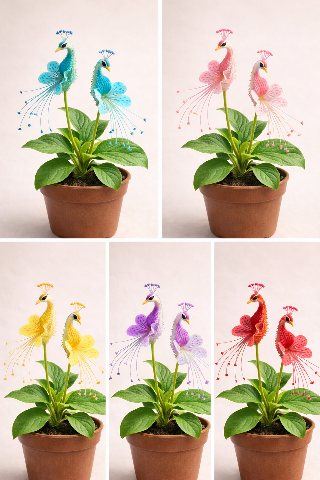 Vibrant Peacock Flower Seeds Pack of 1