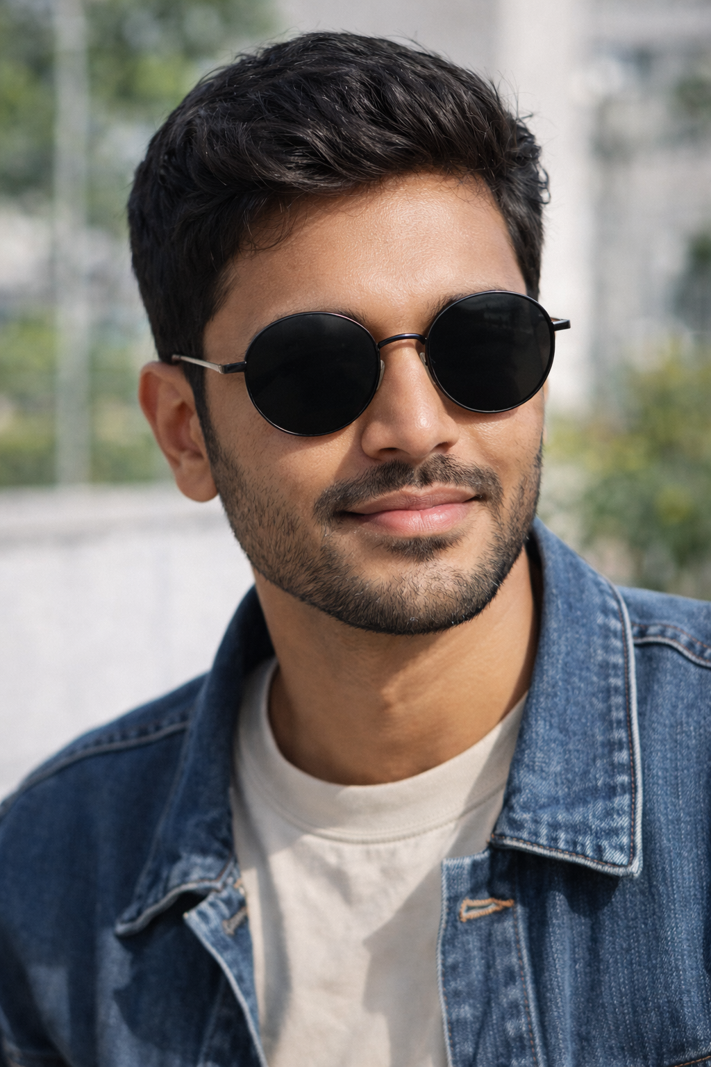 UV Protection, Polarized, Gradient, Mirrored Round Sunglasses